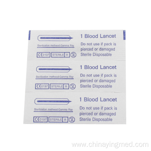 Disposable Sterile Stainless Steel Blood Lancet